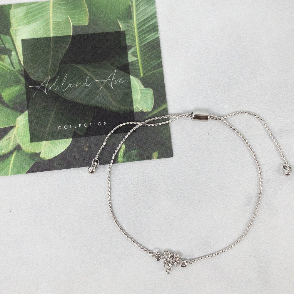 Ashland Ave. Collection Palm Tree Adjustable Bracelet